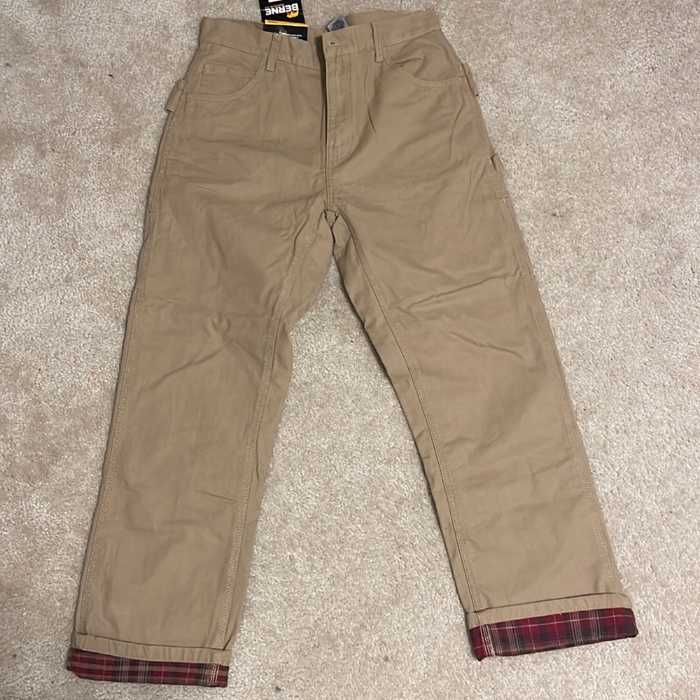 Washed Duck Flannel Lined Carpenter 32x32